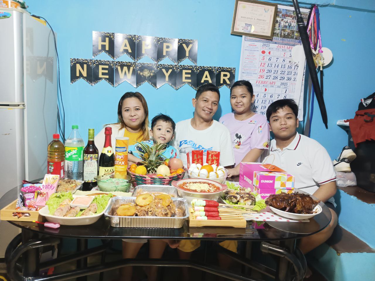 Celebrating New Year 2024: Countdown to 2025 with My Family